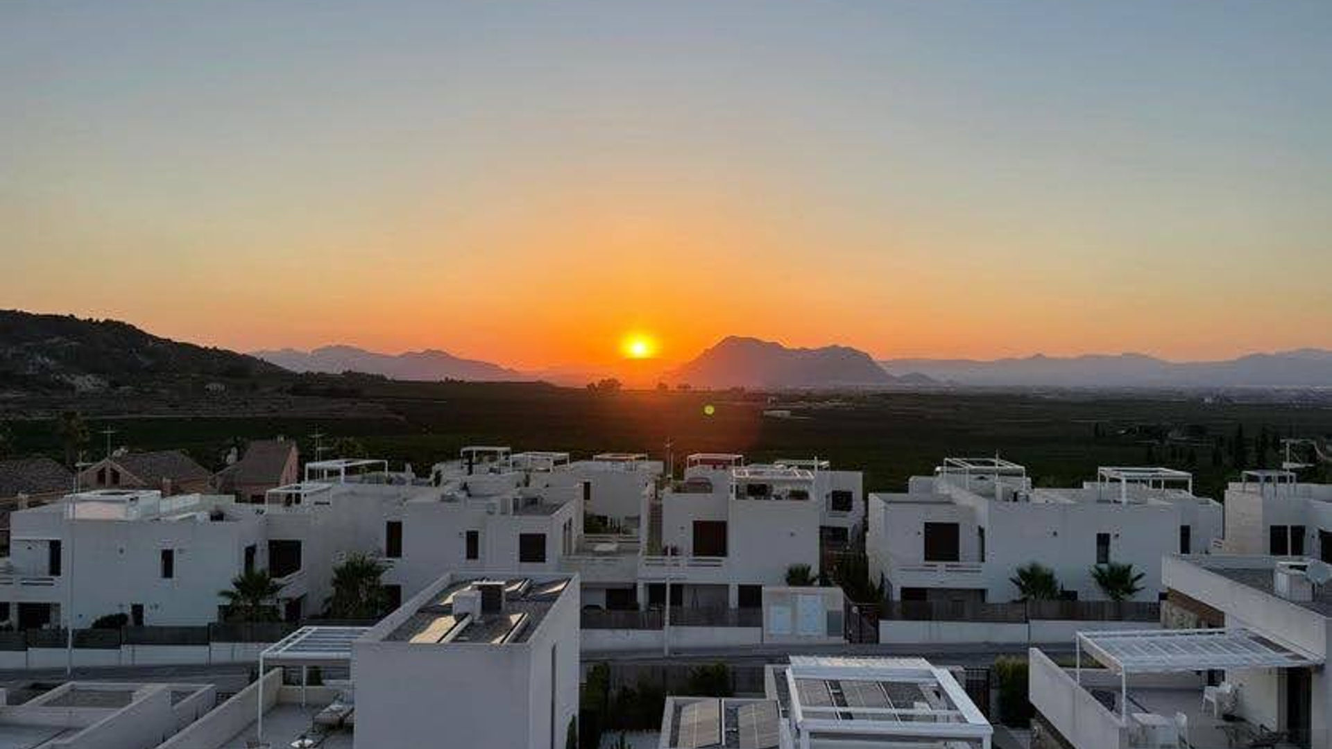 Zonsondergang Casa El Hippo